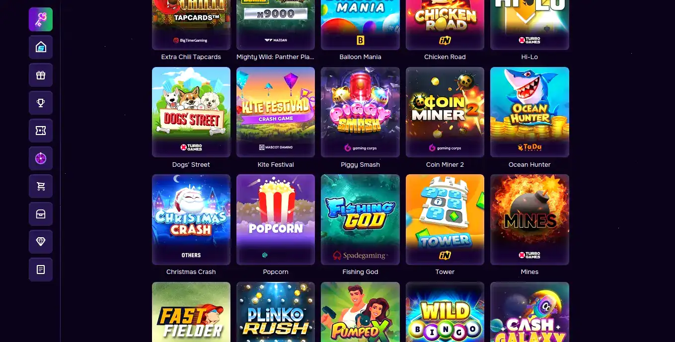 Игровой зал Frank casino со слотами